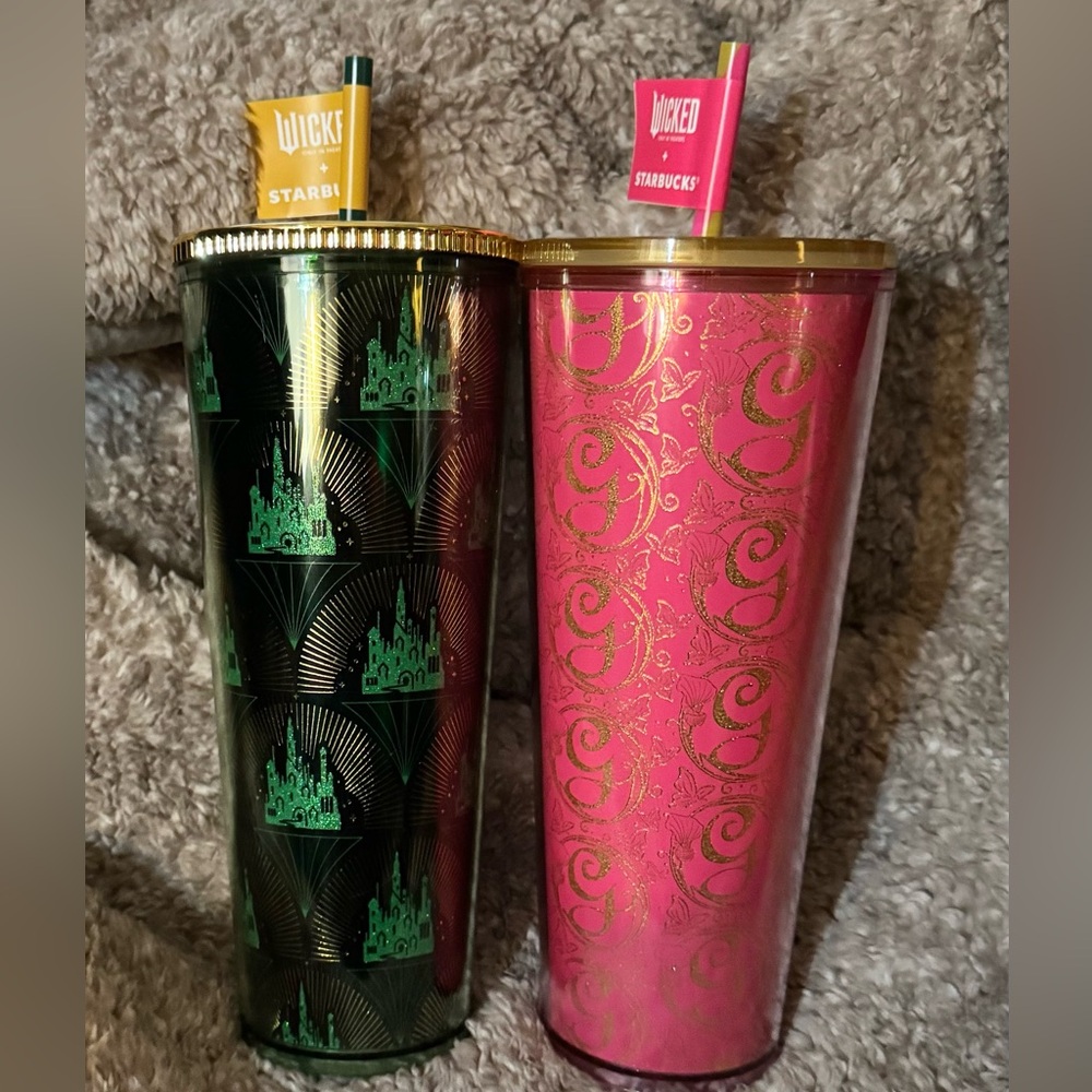 Limited 2024 Wicked Starbucks Tumblers Set- Sold Out! - Picture 8 of 8